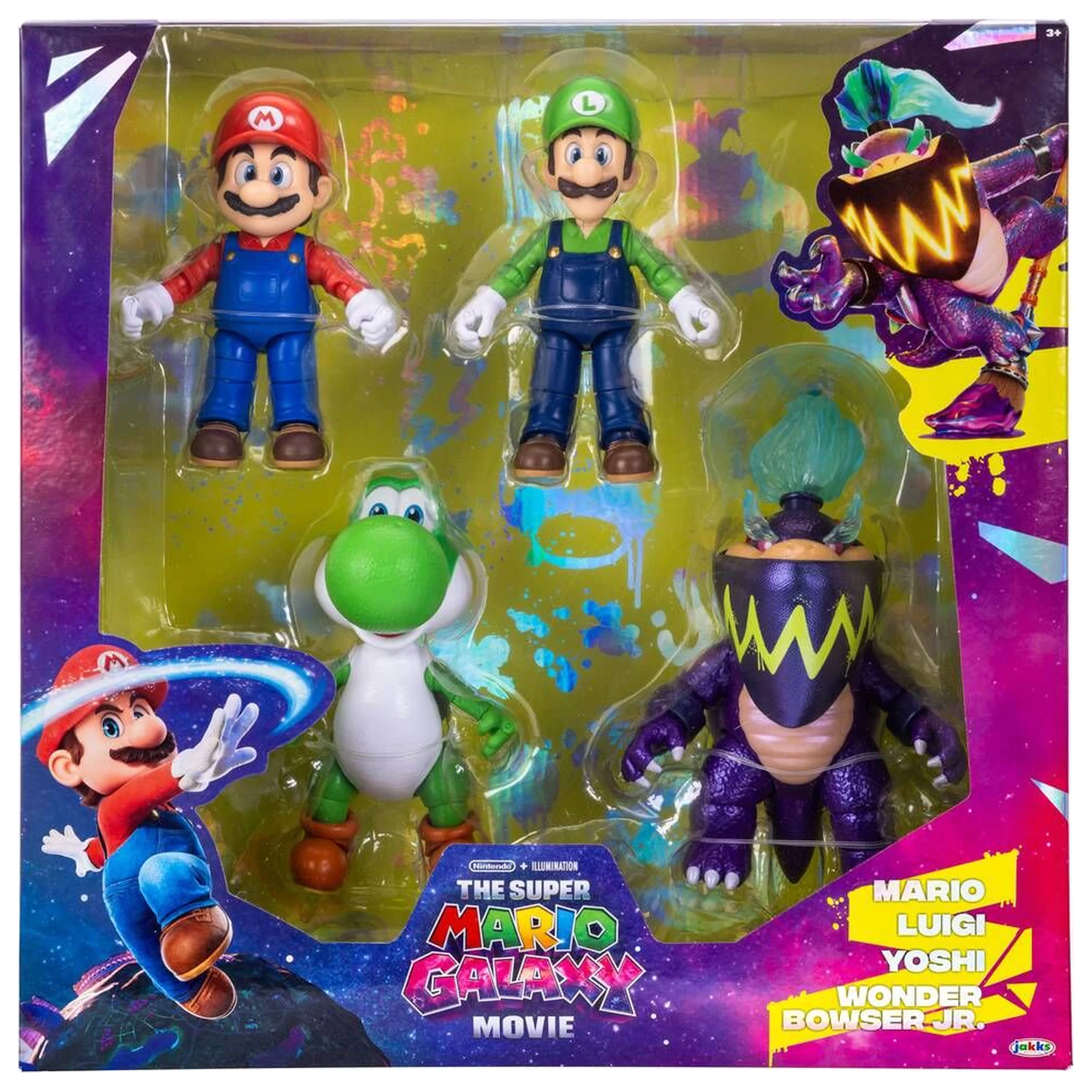 Super Mario Bros - Super Mario Galaxy Movie balení figurek 12,5 cm fotografii produktu