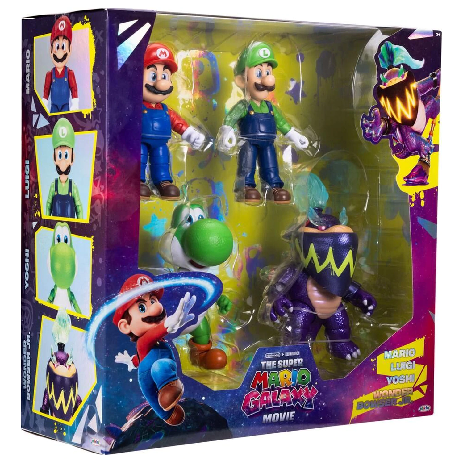 Super Mario Bros - Super Mario Galaxy Movie balení figurek 12,5 cm fotografii produktu