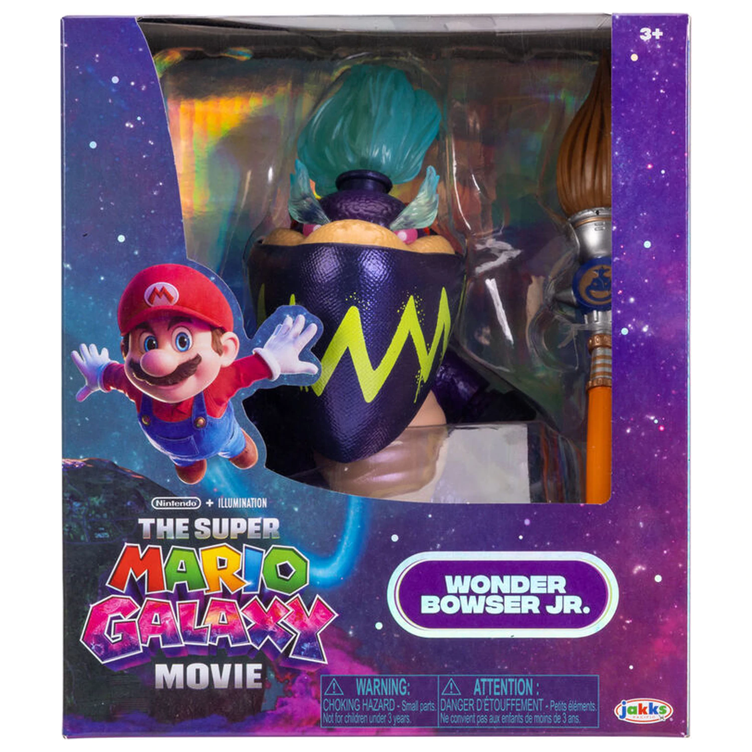 Super Mario Bros - Super Mario Galaxy Movie Wonder Bowser JR prémiová figurka 13cm fotografii produktu