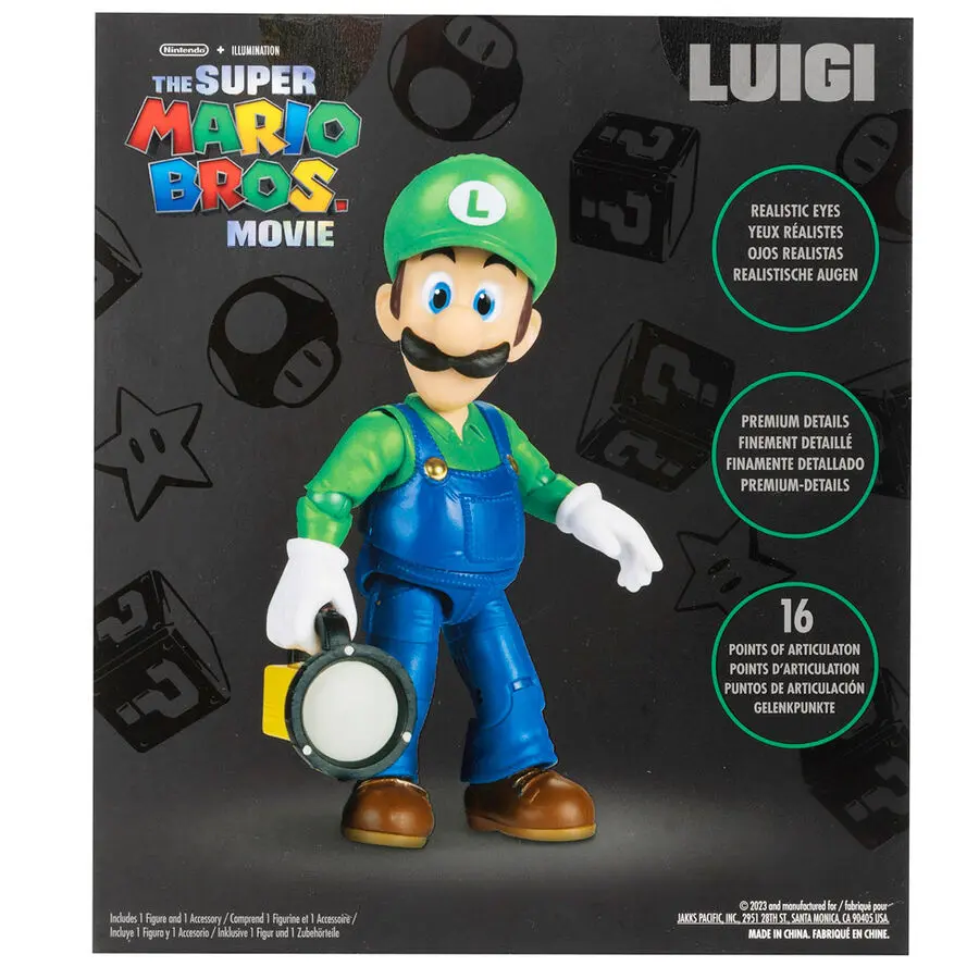 The Super Mario Bros. Movie akční figurka Luigi 13 cm fotografii produktu