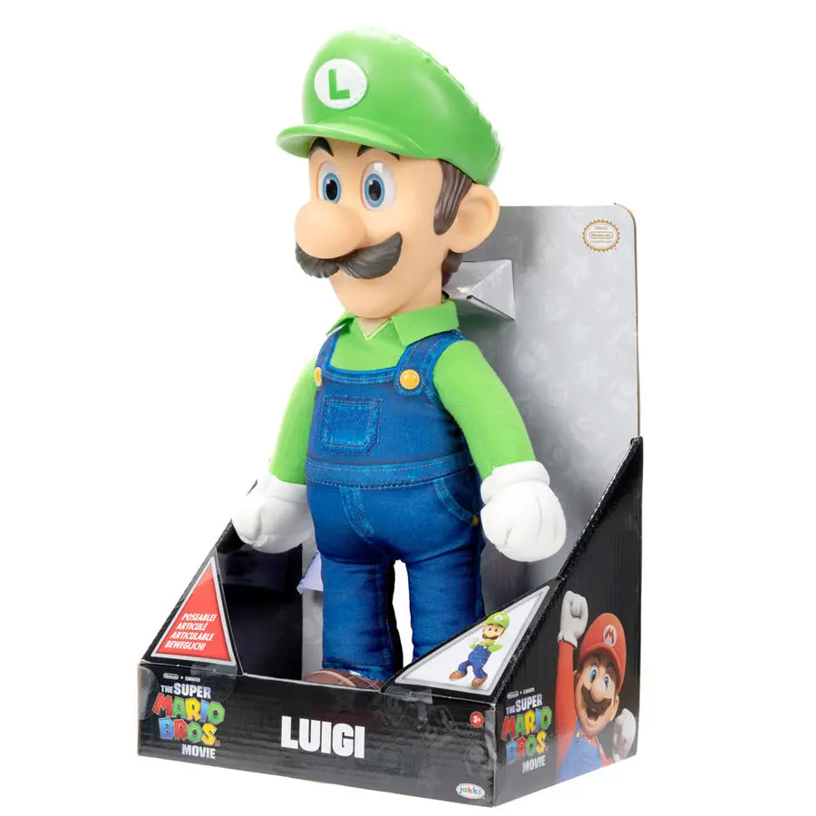 The Super Mario Bros. Movie plyšová figurka Luigi 30 cm fotografii produktu