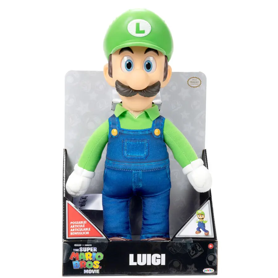 The Super Mario Bros. Movie plyšová figurka Luigi 30 cm fotografii produktu