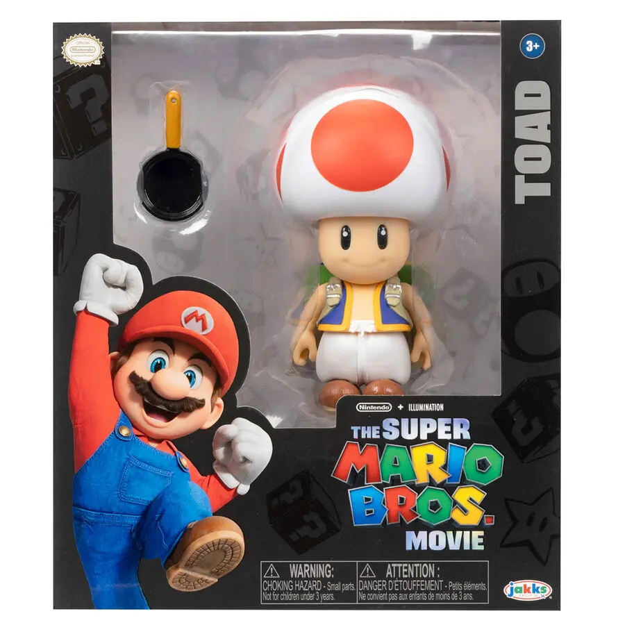 The Super Mario Bros. Movie akční figurka Toad 13 cm fotografii produktu