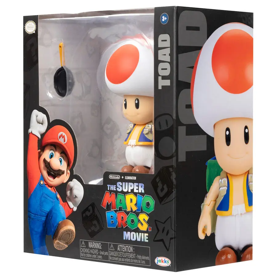 The Super Mario Bros. Movie akční figurka Toad 13 cm fotografii produktu