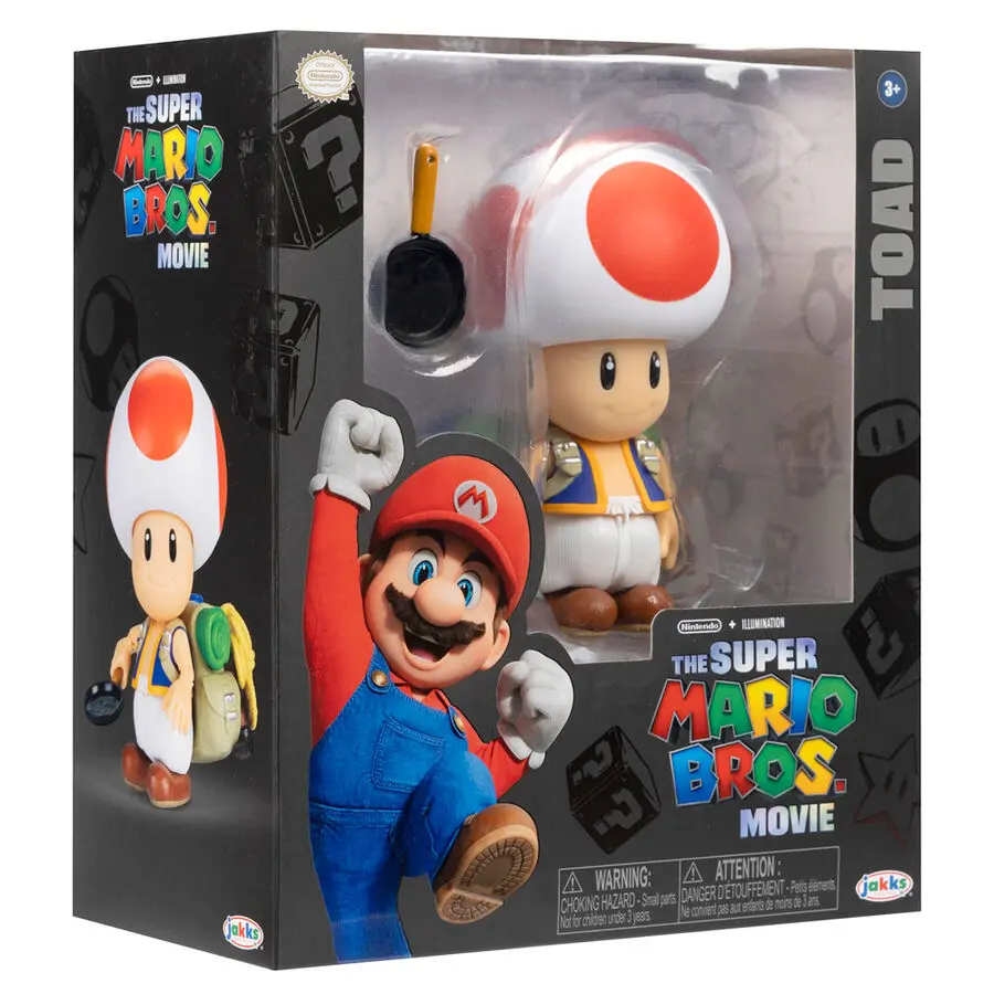 The Super Mario Bros. Movie akční figurka Toad 13 cm fotografii produktu