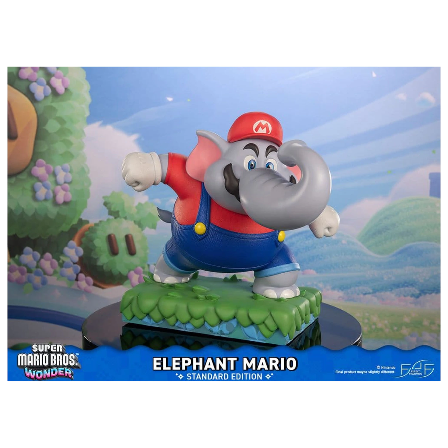 Super Mario Bros. Wonder pryskyřicová socha Sloní Mario Standardní edice 43 cm fotografii produktu