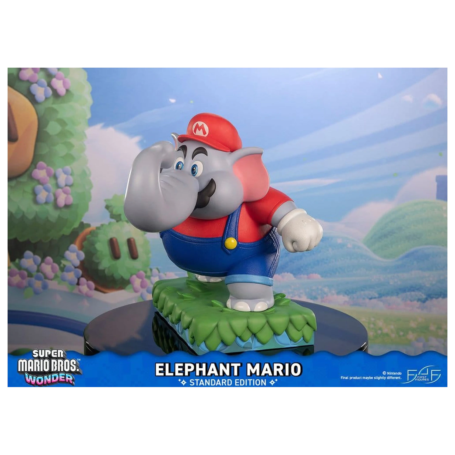 Super Mario Bros. Wonder pryskyřicová socha Sloní Mario Standardní edice 43 cm fotografii produktu