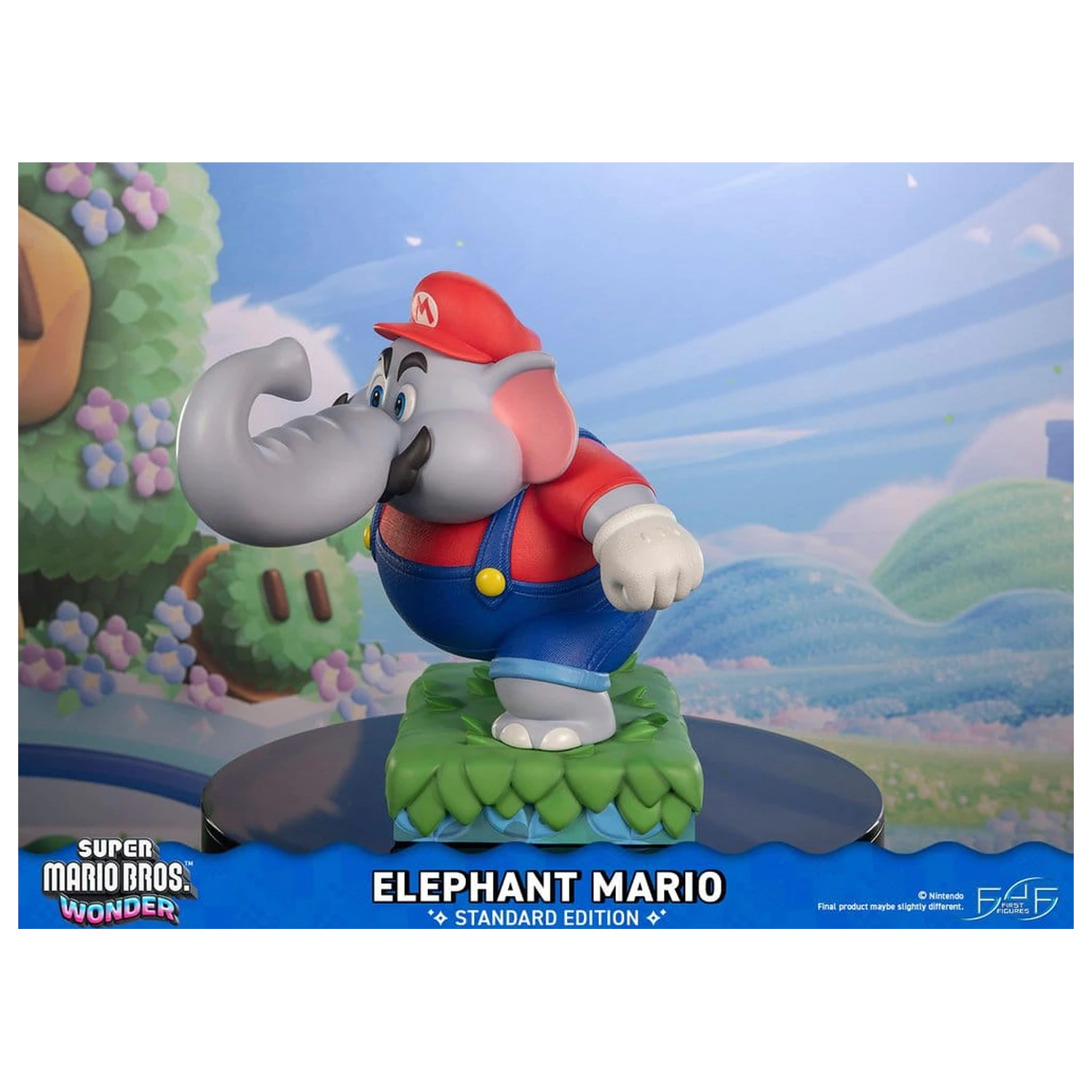Super Mario Bros. Wonder pryskyřicová socha Sloní Mario Standardní edice 43 cm fotografii produktu