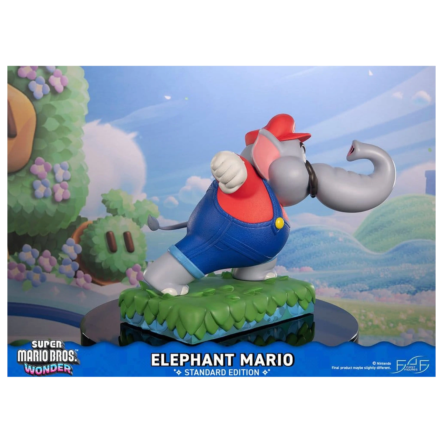Super Mario Bros. Wonder pryskyřicová socha Sloní Mario Standardní edice 43 cm fotografii produktu