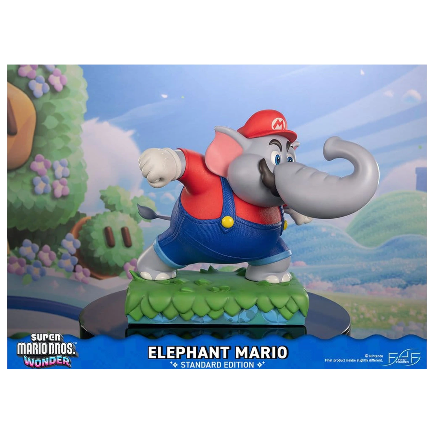 Super Mario Bros. Wonder pryskyřicová socha Sloní Mario Standardní edice 43 cm fotografii produktu