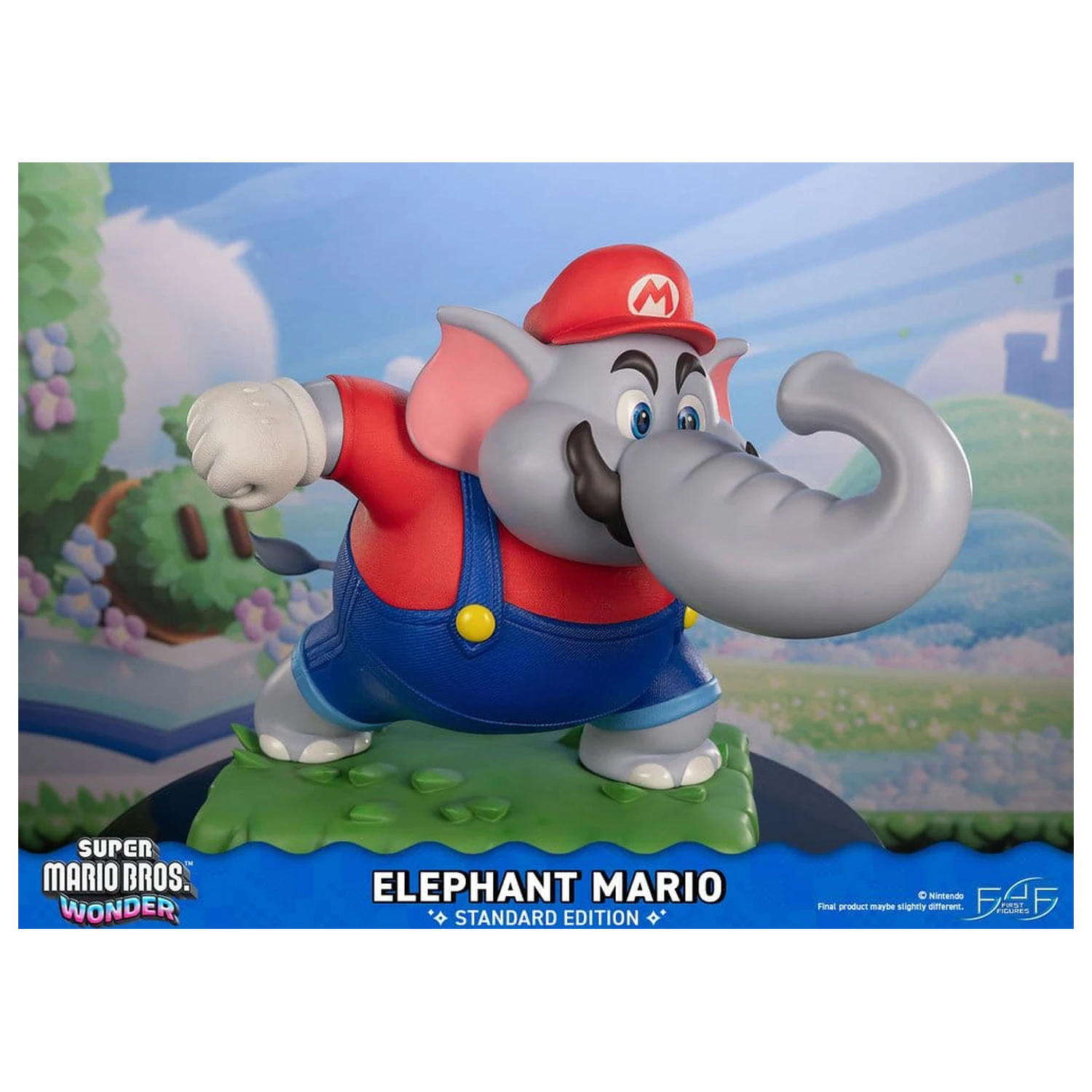 Super Mario Bros. Wonder pryskyřicová socha Sloní Mario Standardní edice 43 cm fotografii produktu