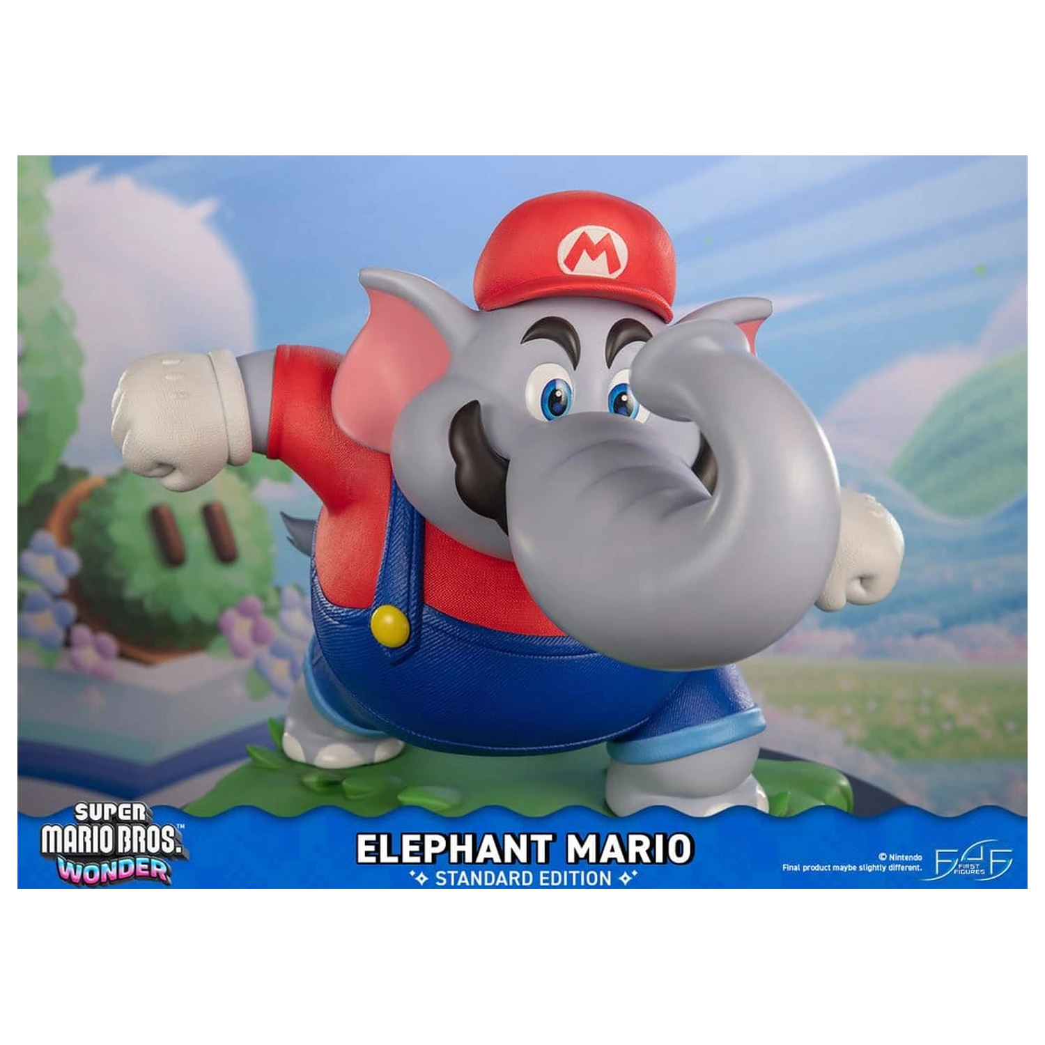 Super Mario Bros. Wonder pryskyřicová socha Sloní Mario Standardní edice 43 cm fotografii produktu