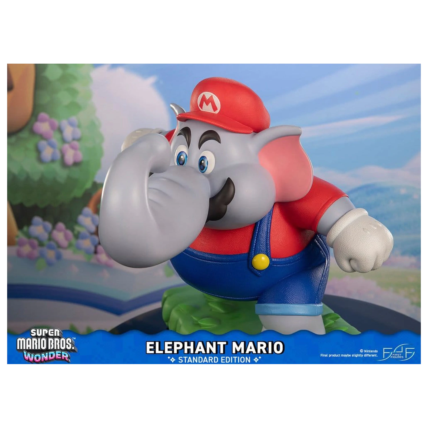 Super Mario Bros. Wonder pryskyřicová socha Sloní Mario Standardní edice 43 cm fotografii produktu