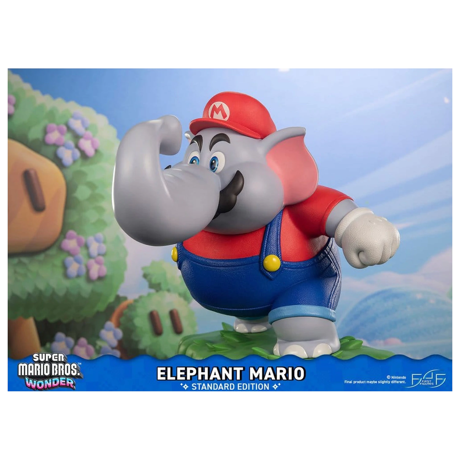 Super Mario Bros. Wonder pryskyřicová socha Sloní Mario Standardní edice 43 cm fotografii produktu