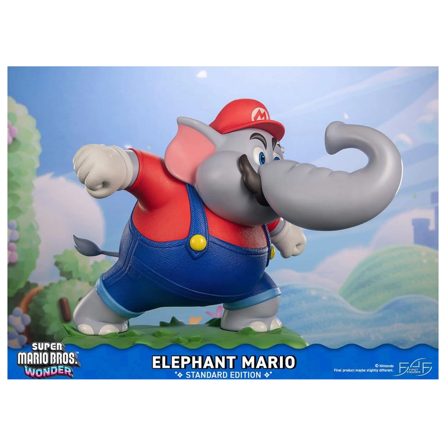 Super Mario Bros. Wonder pryskyřicová socha Sloní Mario Standardní edice 43 cm fotografii produktu