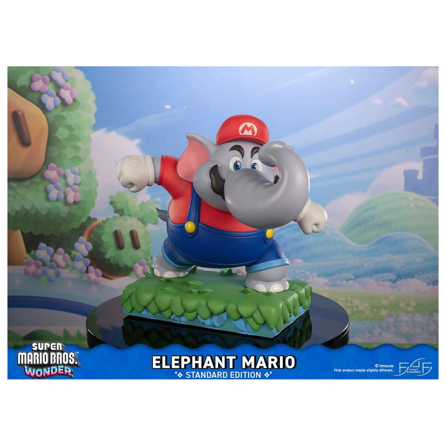 Super Mario Bros. Wonder pryskyřicová socha Sloní Mario Standardní edice 43 cm fotografii produktu