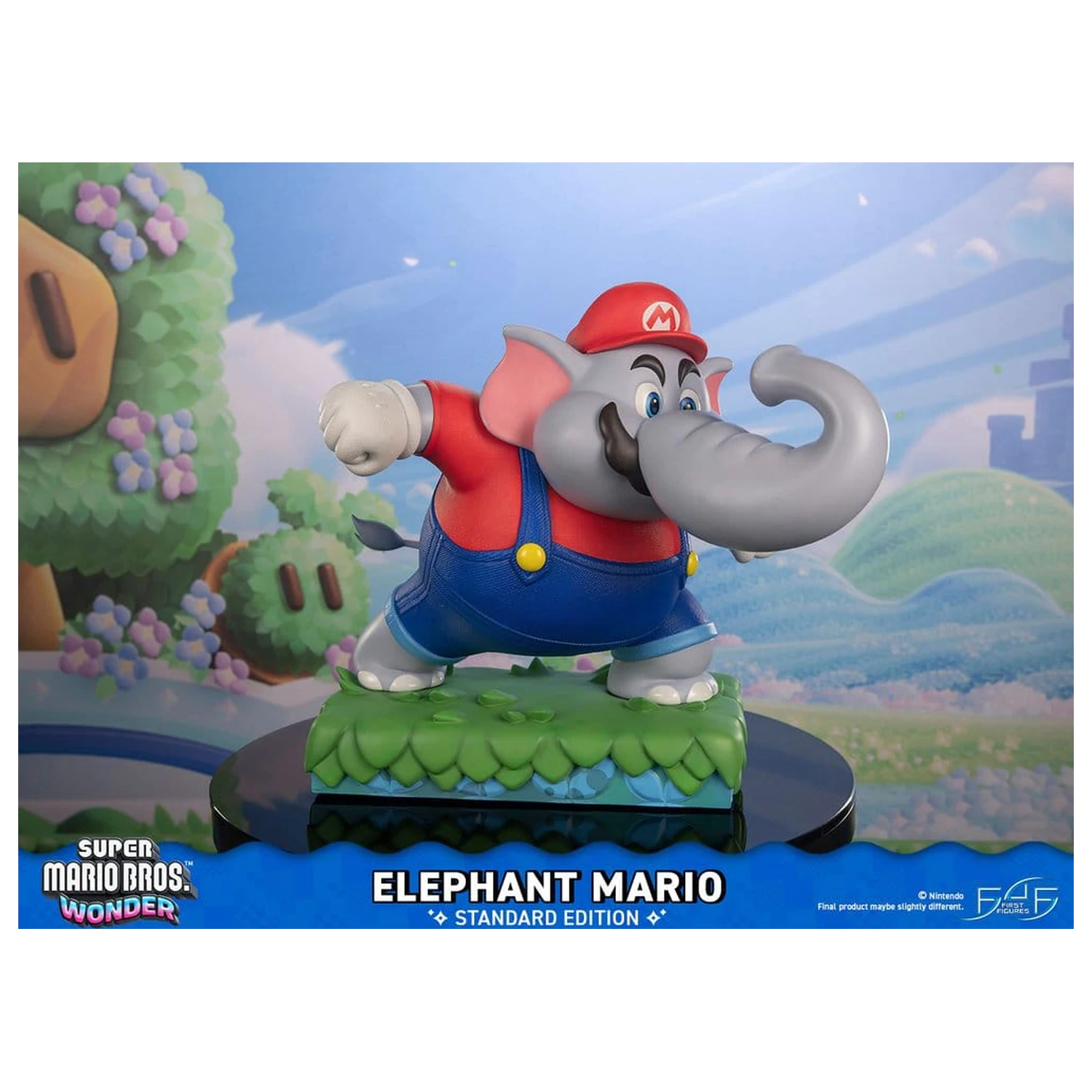 Super Mario Bros. Wonder pryskyřicová socha Sloní Mario Standardní edice 43 cm fotografii produktu