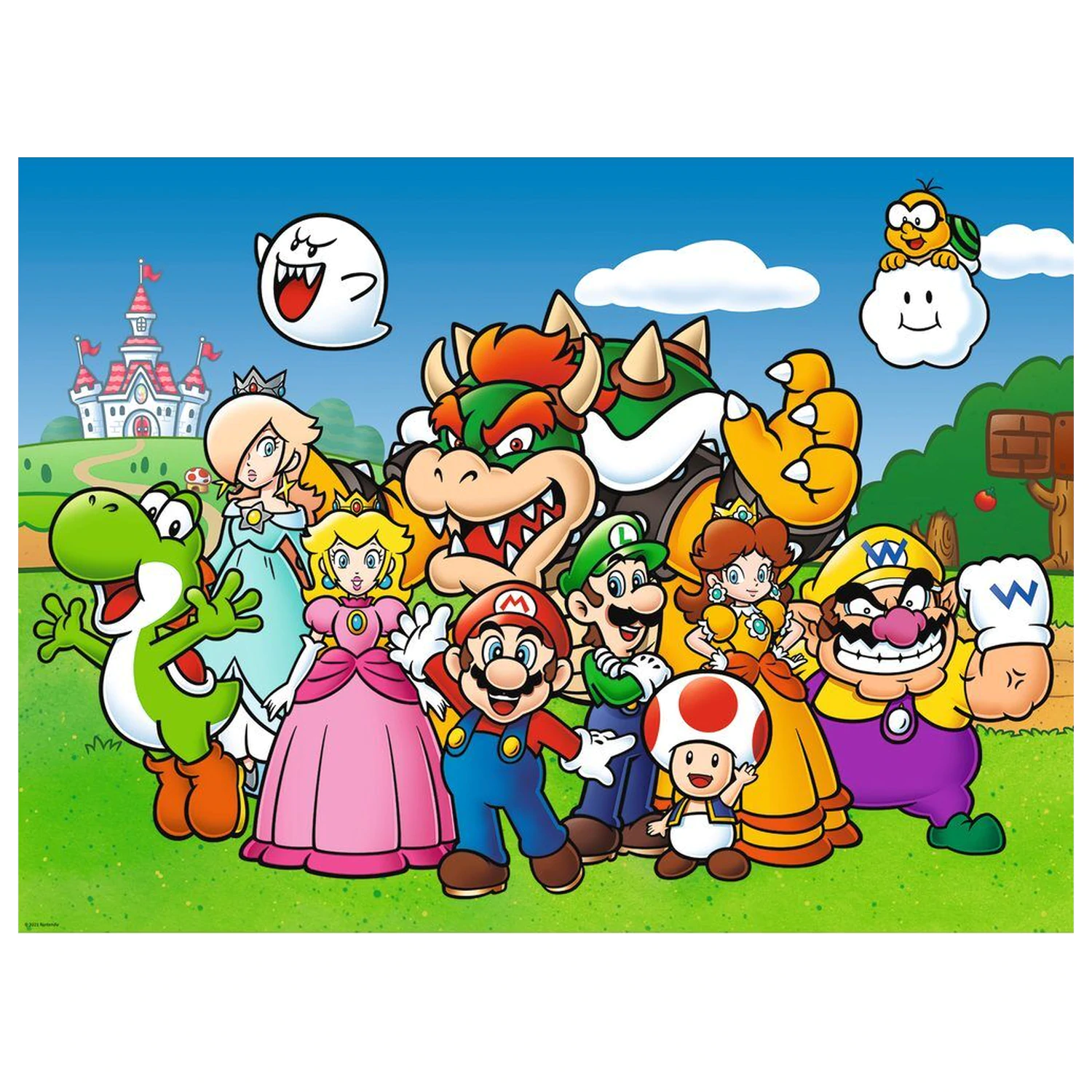 Super Mario Bros XXL puzzle 100 dílků fotografii produktu