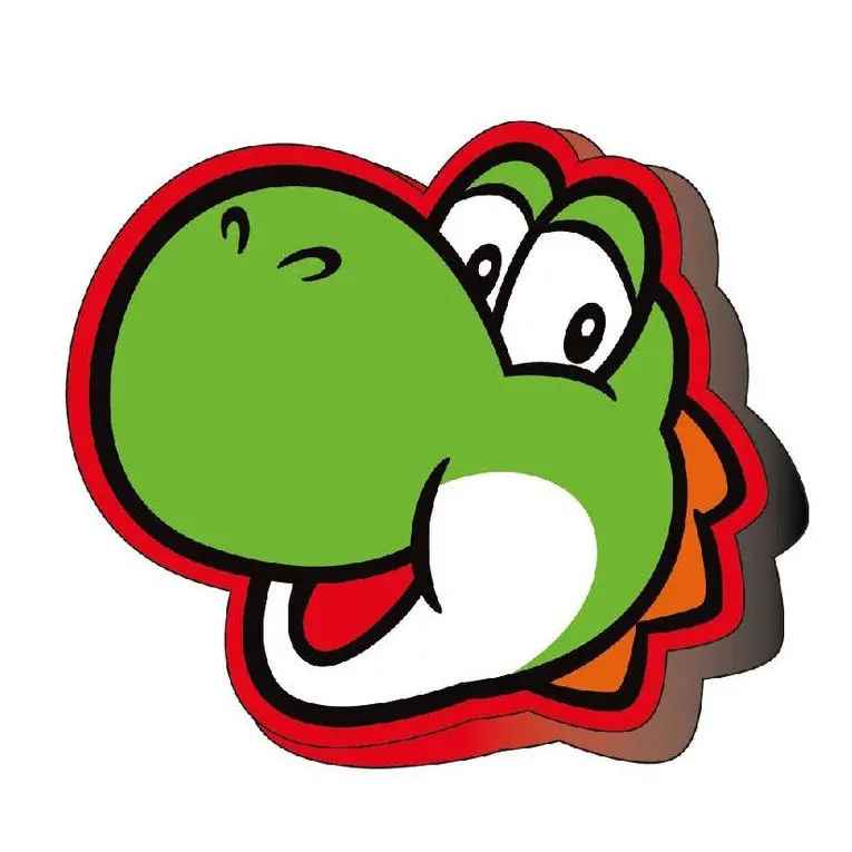 Super Mario Bros Yoshi 3D polštář fotografii produktu