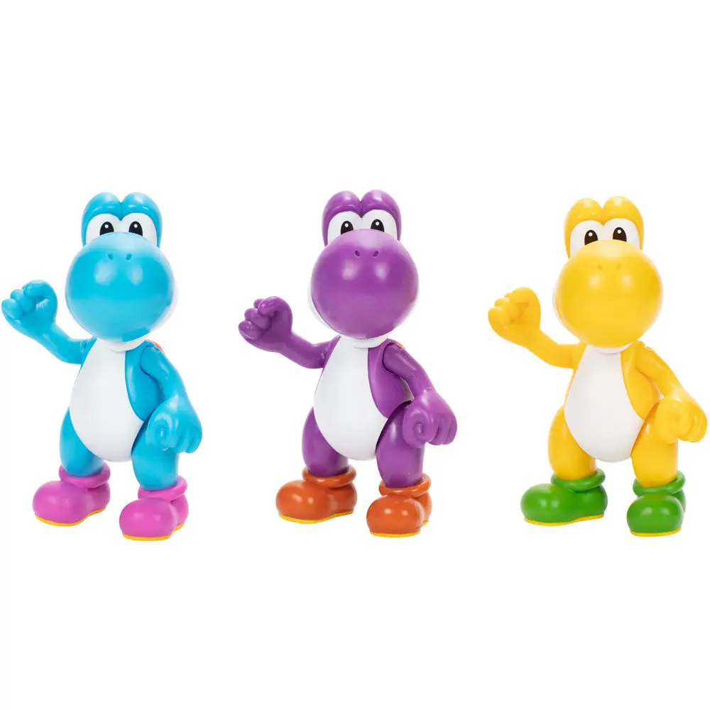 Super Mario Bros Yoshi balíček 3 figurek 10cm fotografii produktu