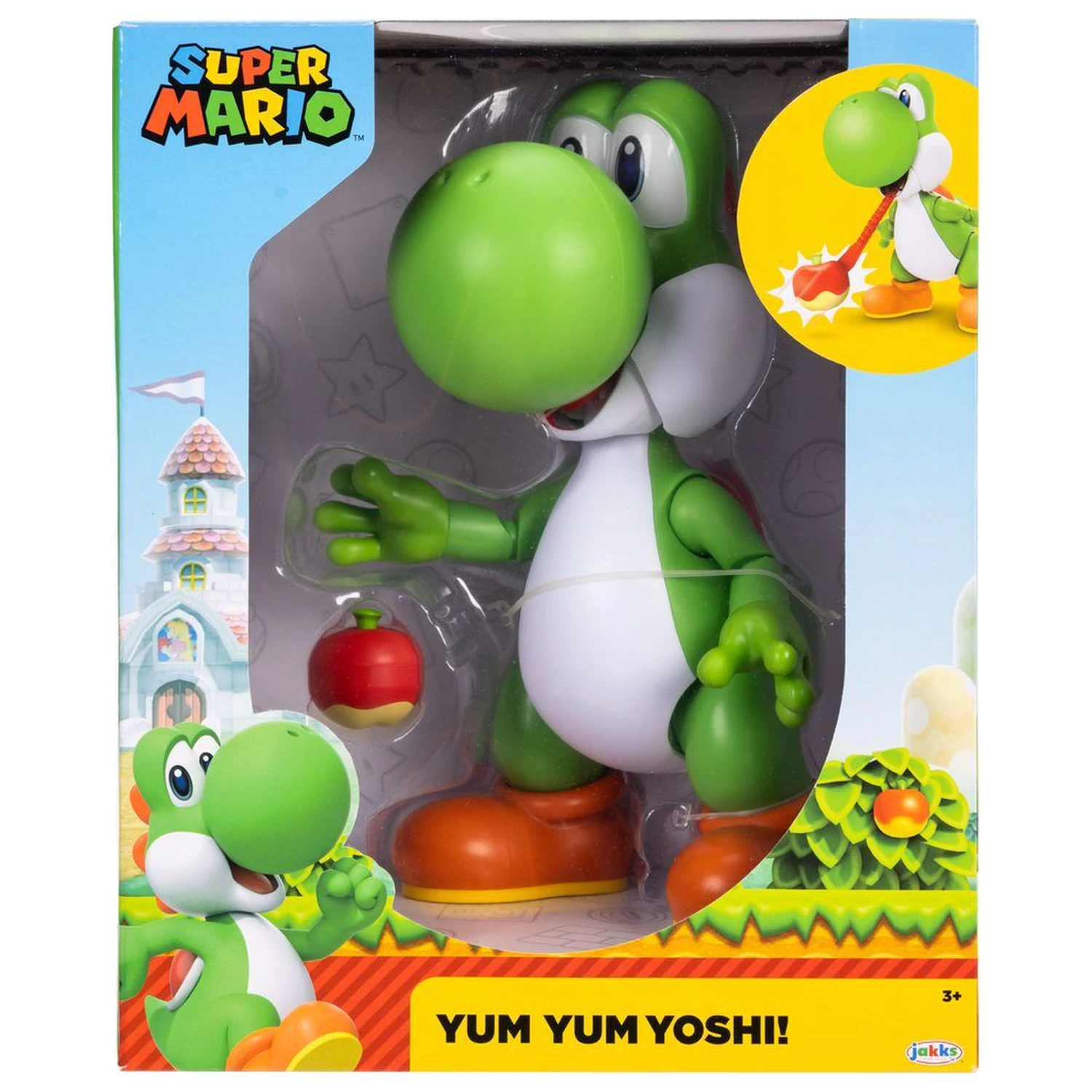 Super Mario Bros Yum Yum Yoshi interaktivní figurka 20cm fotografii produktu
