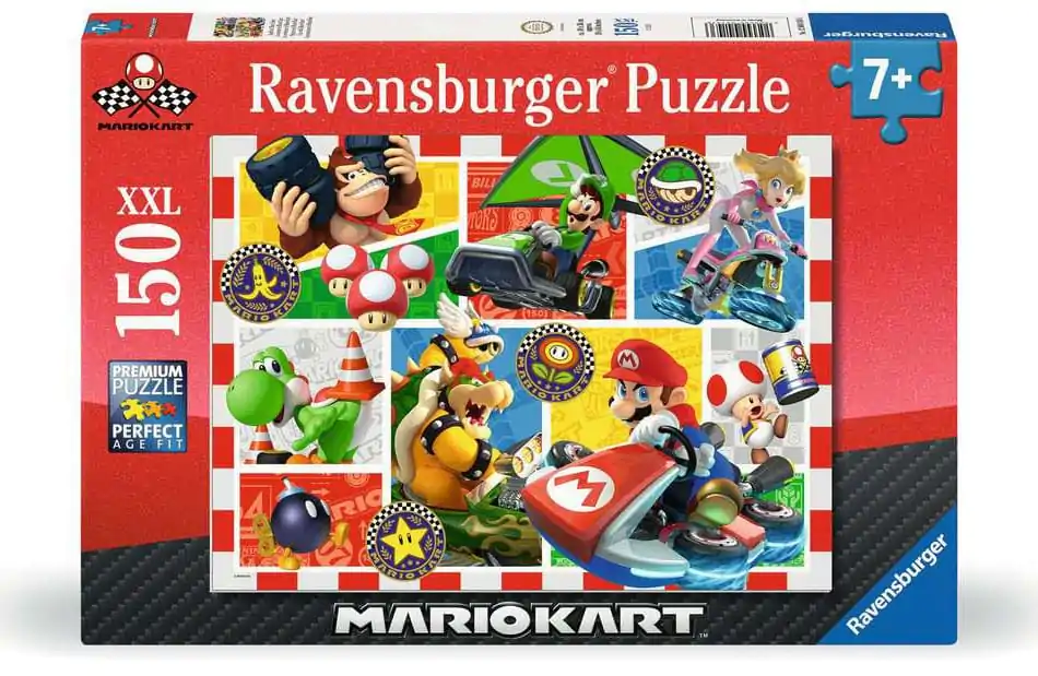 Super Mario dětské puzzle XXL Zábava s Mario Kart (150 dílků) fotografii produktu