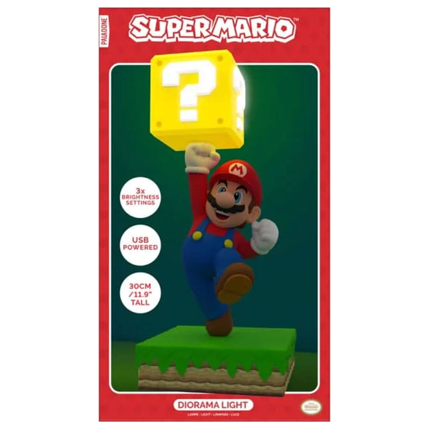 Super Mario Diorama světlo Mario fotografii produktu