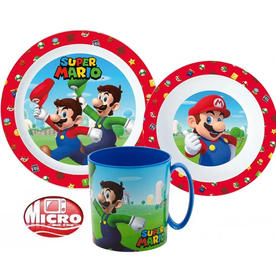 Super Mario Sada nádobí, Mikroplastová sada fotografii produktu