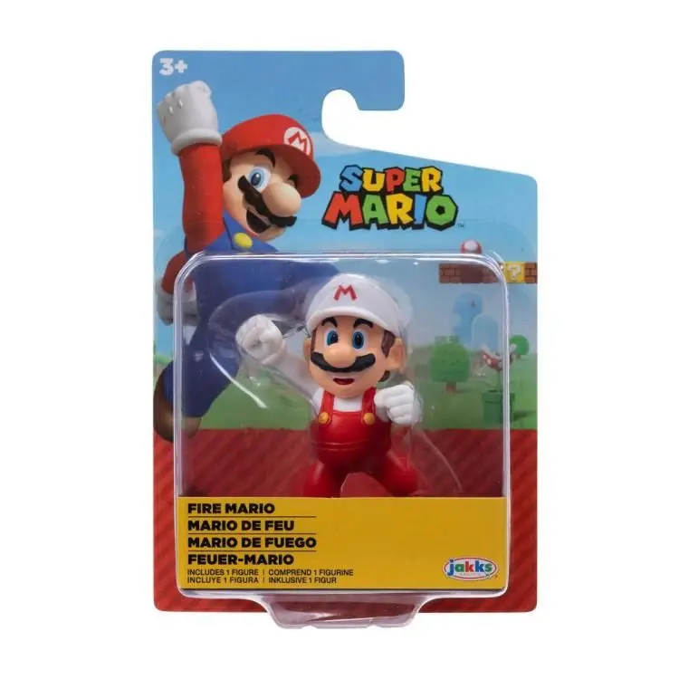 Figurka Super Mario Fire Mario 6 cm fotografii produktu