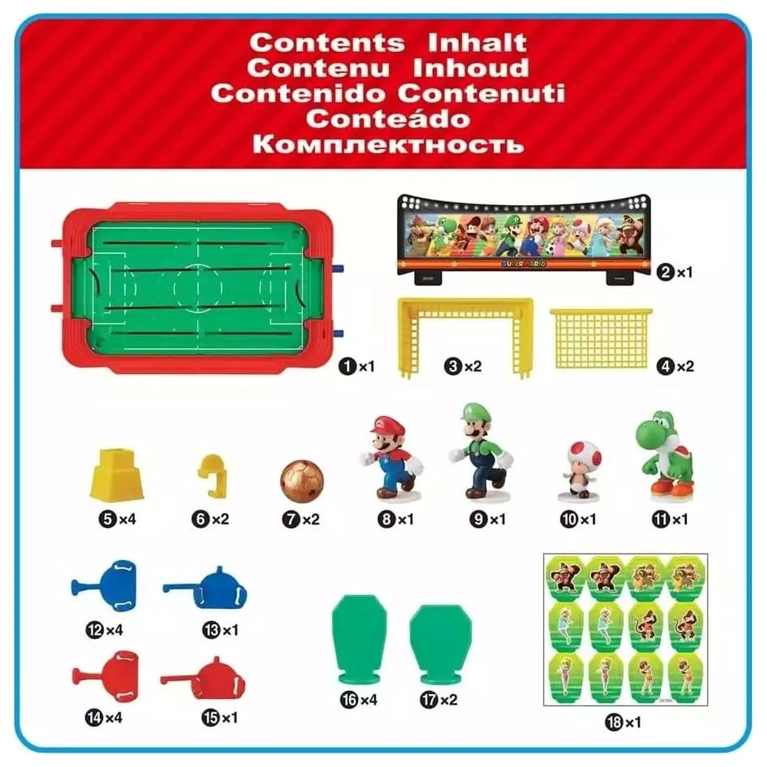 Super Mario hra Football Striker fotografii produktu