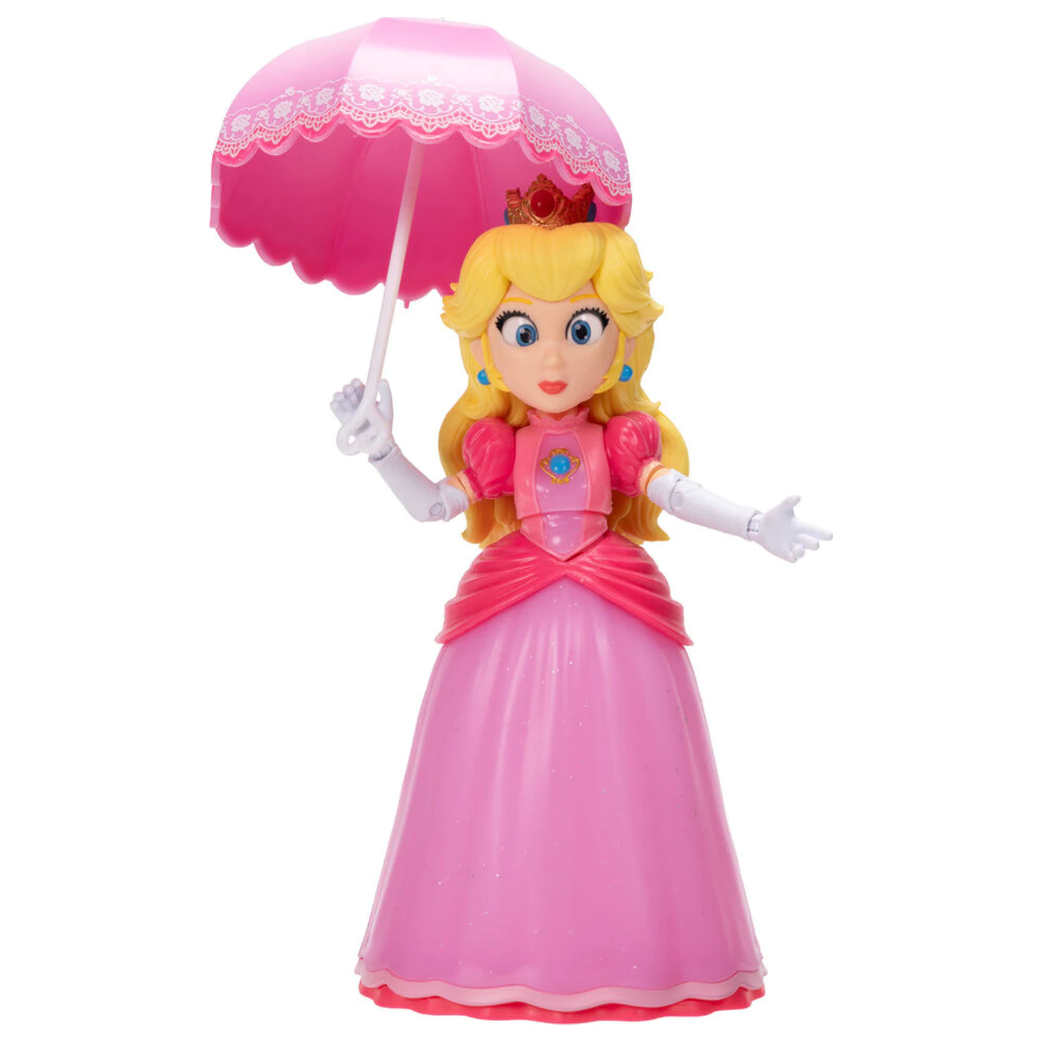 Super Mario Galaxy Movie Peach figurka 13cm fotografii produktu
