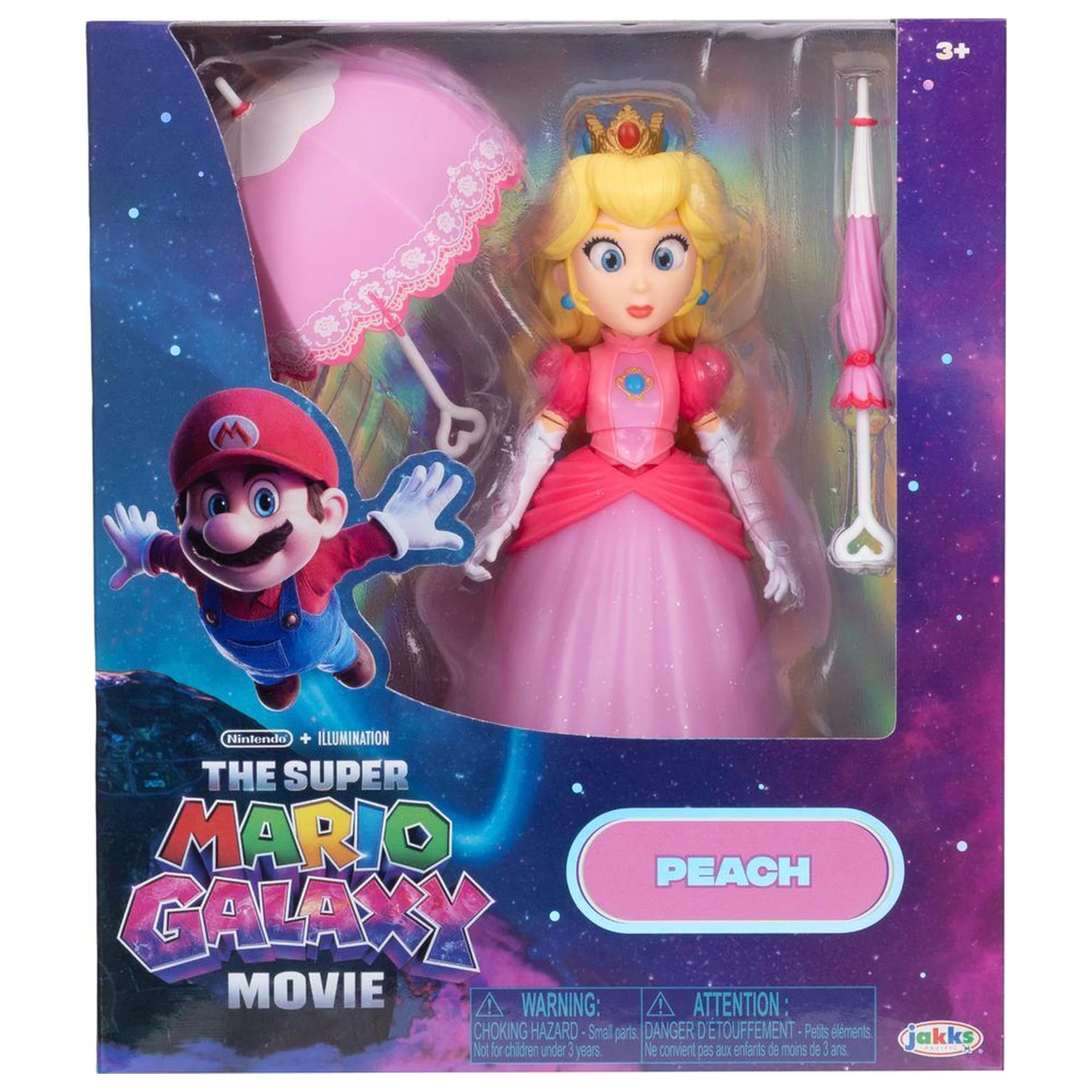 Super Mario Galaxy Movie Peach figurka 13cm fotografii produktu