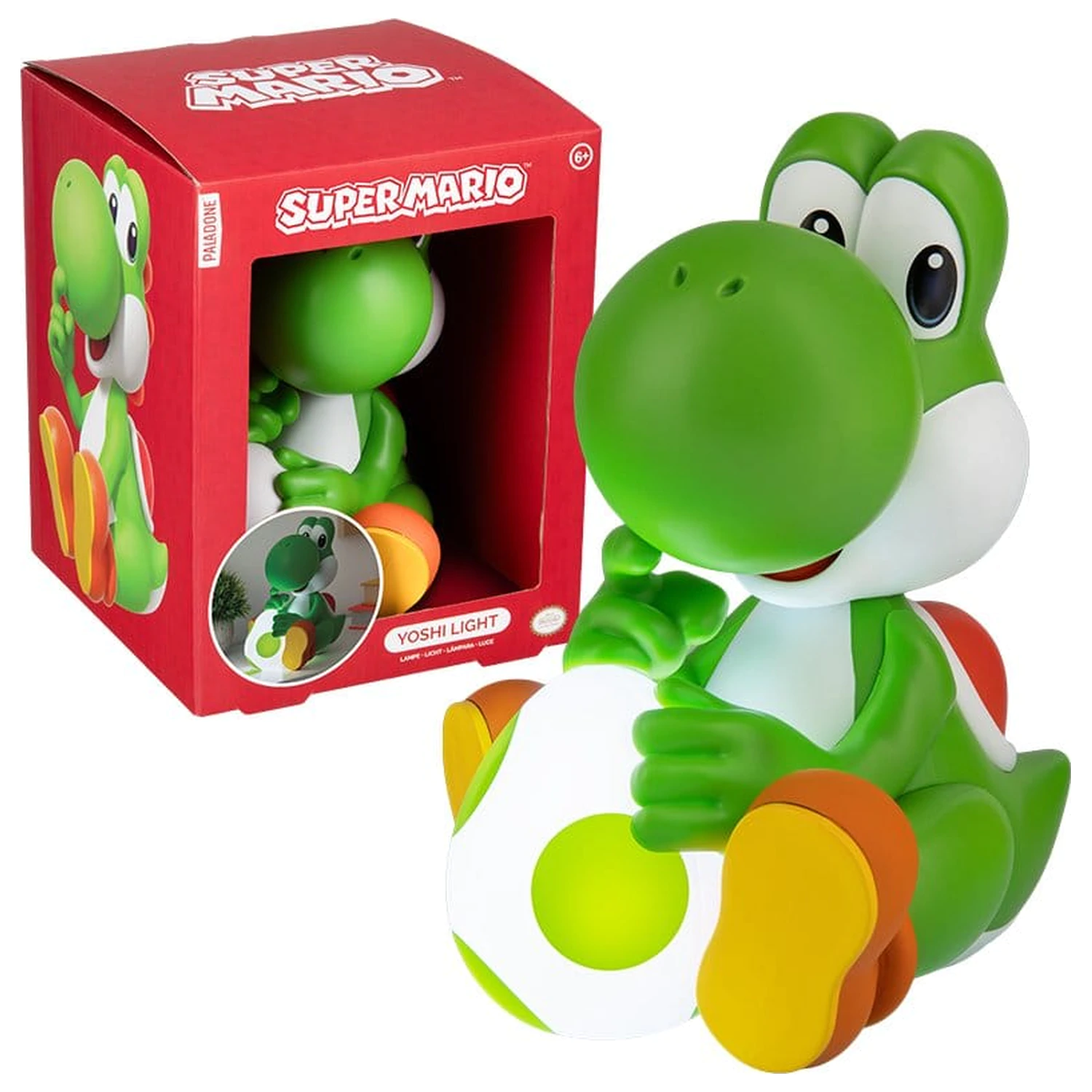 Super Mario GloBuddies Light Yoshi 18 cm fotografii produktu