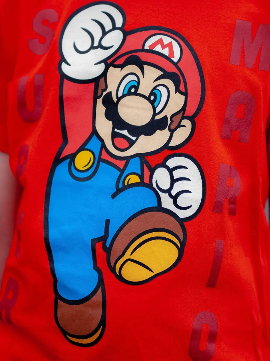 Super Mario krátké dětské pyžamo fotografii produktu