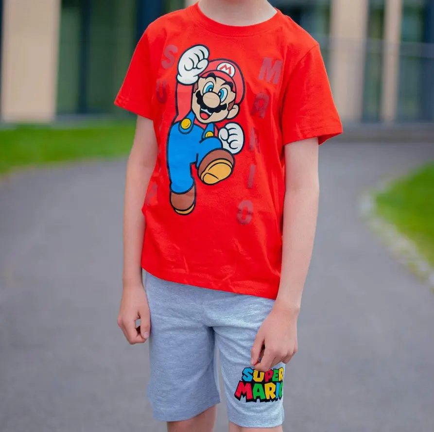 Super Mario krátké dětské pyžamo fotografii produktu