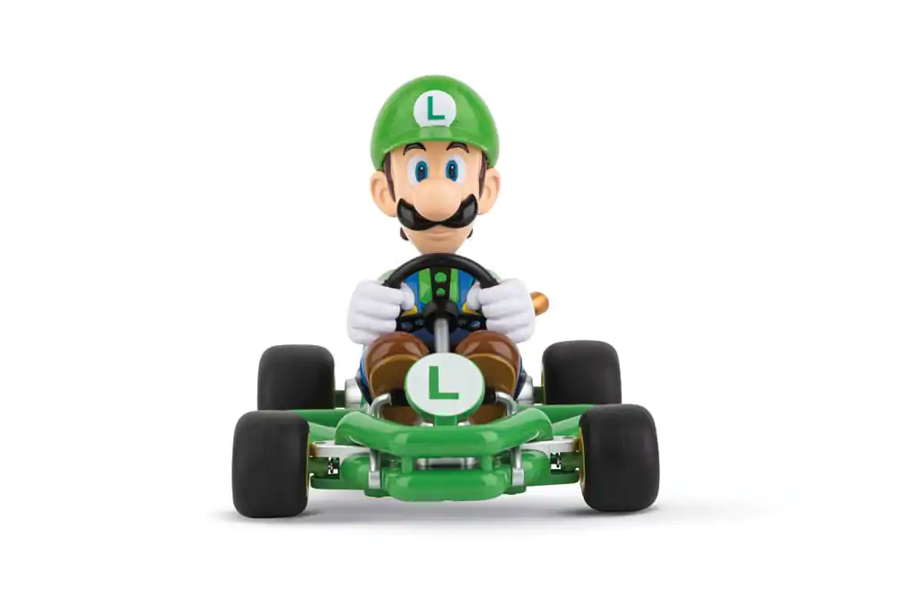 Super Mario Kart RC dálkově ovládané auto 1/18 2,4GHz Pipe Kart Luigi fotografii produktu