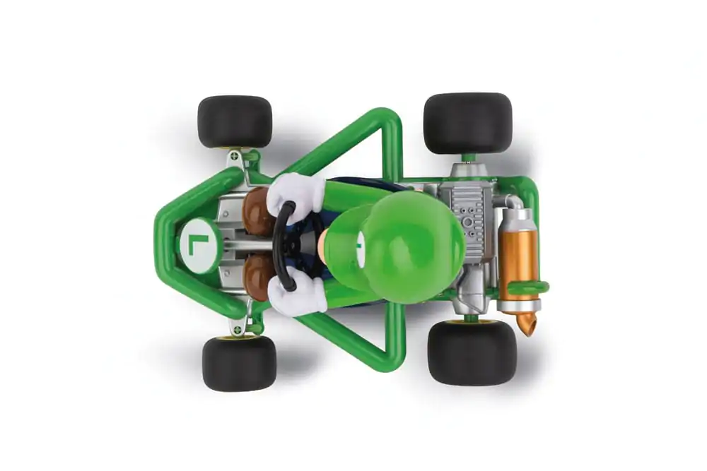 Super Mario Kart RC dálkově ovládané auto 1/18 2,4GHz Pipe Kart Luigi fotografii produktu