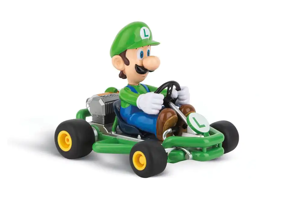Super Mario Kart RC dálkově ovládané auto 1/18 2,4GHz Pipe Kart Luigi fotografii produktu
