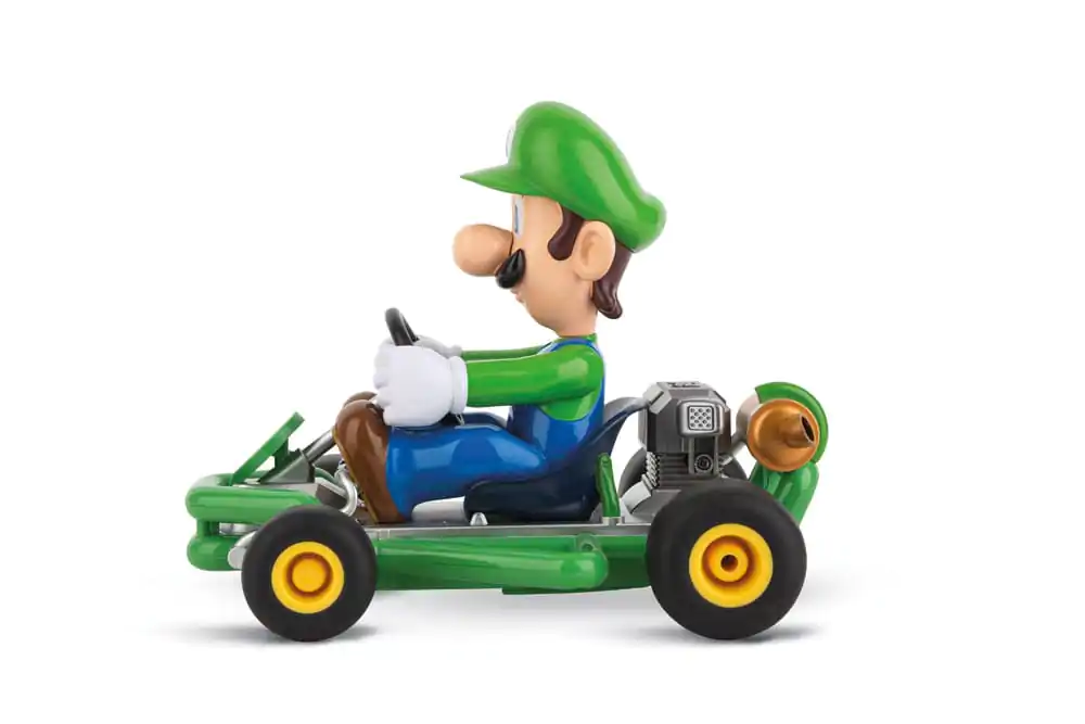 Super Mario Kart RC dálkově ovládané auto 1/18 2,4GHz Pipe Kart Luigi fotografii produktu