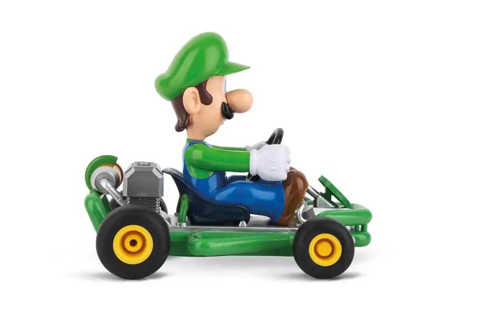 Super Mario Kart RC dálkově ovládané auto 1/18 2,4GHz Pipe Kart Luigi fotografii produktu