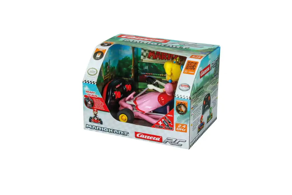 Super Mario Kart RC dálkově ovládané auto 1/18 2.4GHz Pipe Kart Peach fotografii produktu