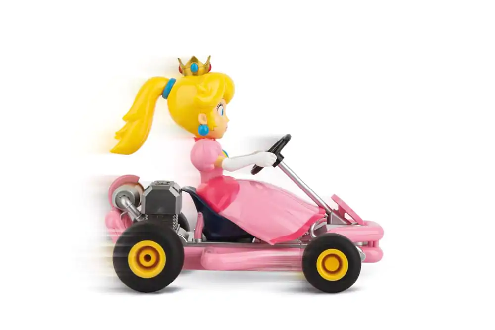 Super Mario Kart RC dálkově ovládané auto 1/18 2.4GHz Pipe Kart Peach fotografii produktu