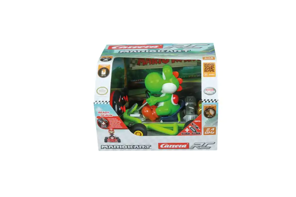Super Mario Kart RC dálkově ovládané auto 1/18 2.4GHz Pipe Kart Yoshi fotografii produktu