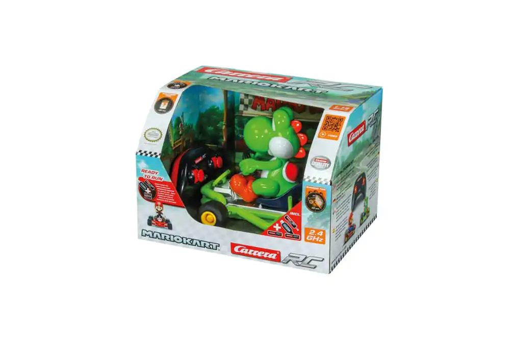 Super Mario Kart RC dálkově ovládané auto 1/18 2.4GHz Pipe Kart Yoshi fotografii produktu