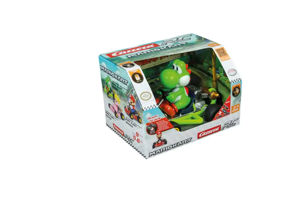 Super Mario Kart RC dálkově ovládané auto 1/18 2.4GHz Pipe Kart Yoshi fotografii produktu