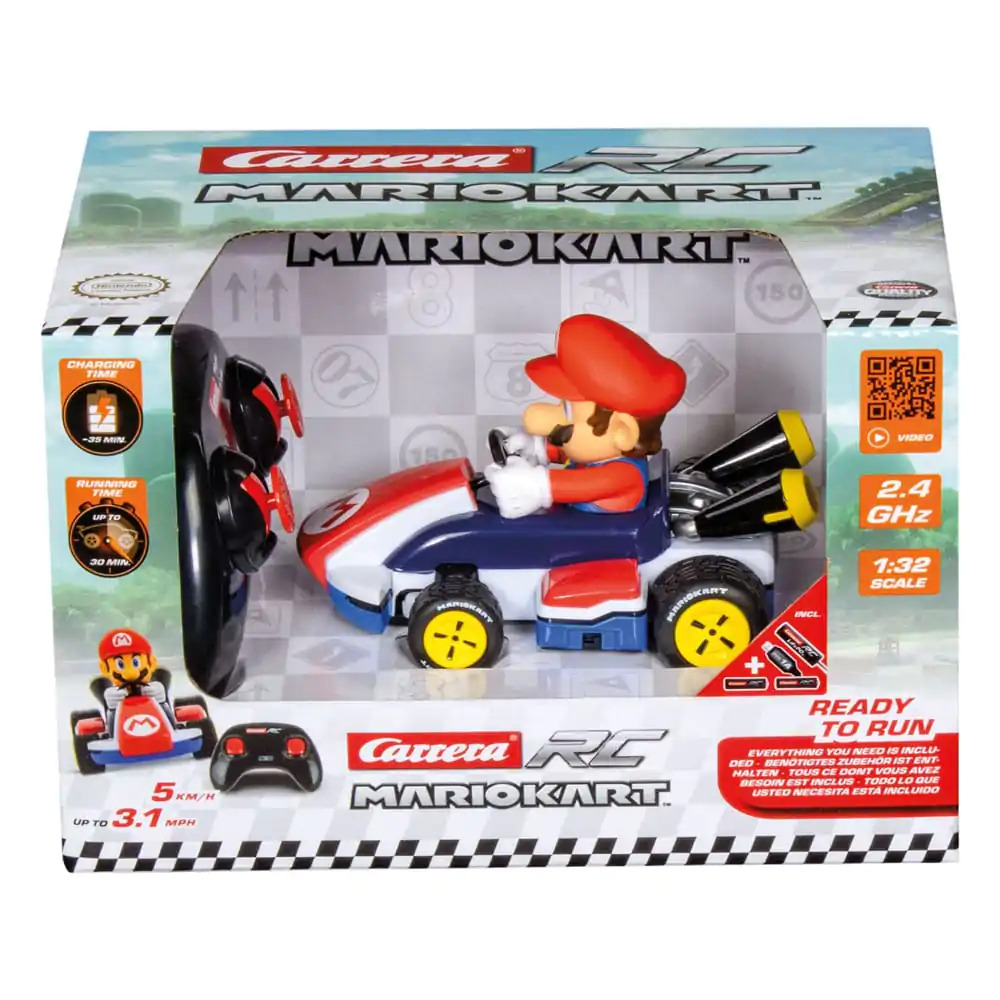 Super Mario Kart RC dálkově ovládaná závodní kára 1/32 2.4GHz Mario fotografii produktu