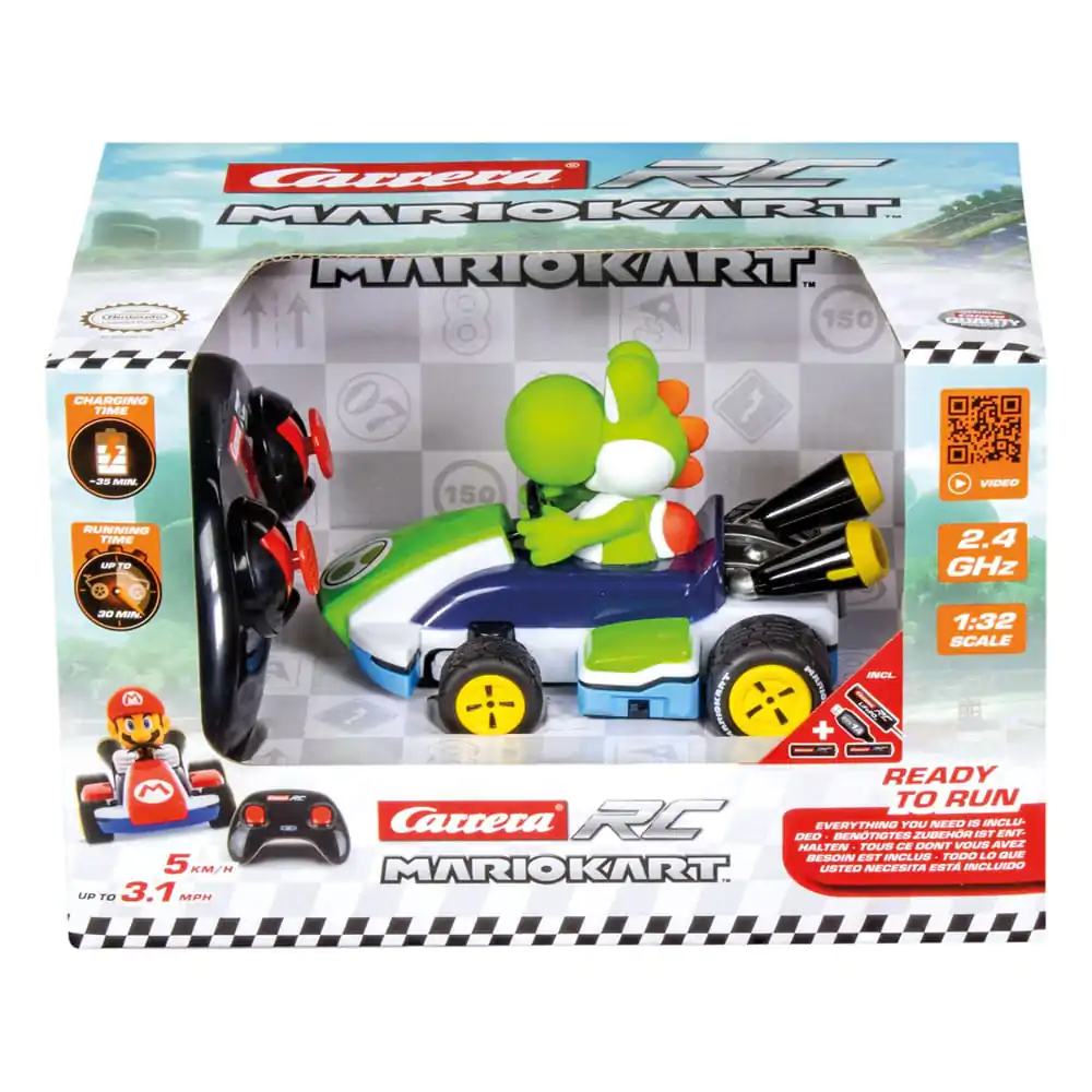 Super Mario Kart RC dálkově ovládaná závodní kára 1/32 2,4 GHz Yoshi fotografii produktu
