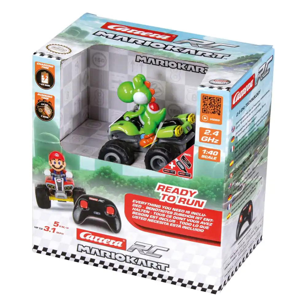 Super Mario Kart RC dálkově ovládaná čtyřkolka 1/40 2.4GHz Yoshi fotografii produktu