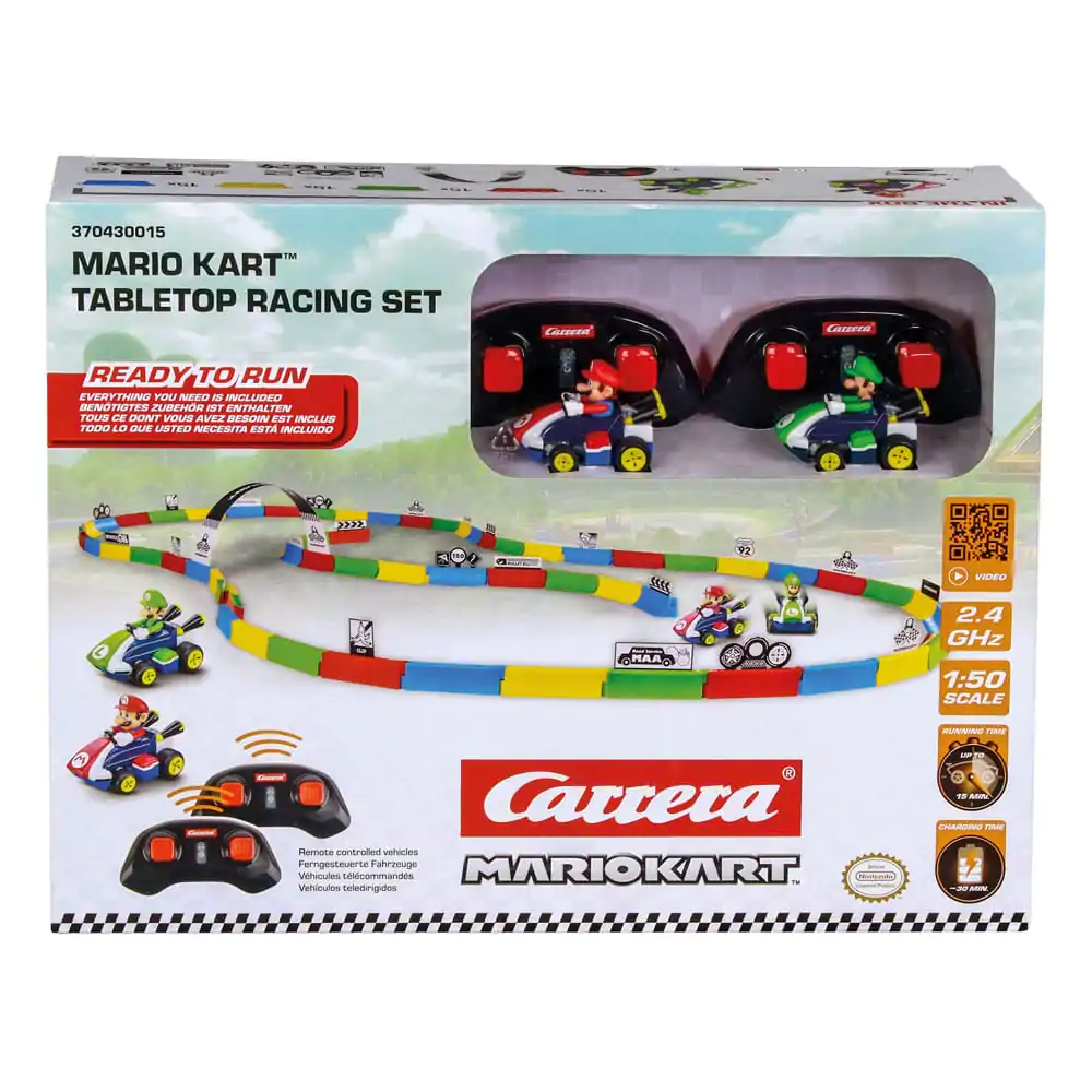 Super Mario Kart RC dálkově ovládaný vůz 1/43 2.4GHz Stolní závodní sada Mario fotografii produktu