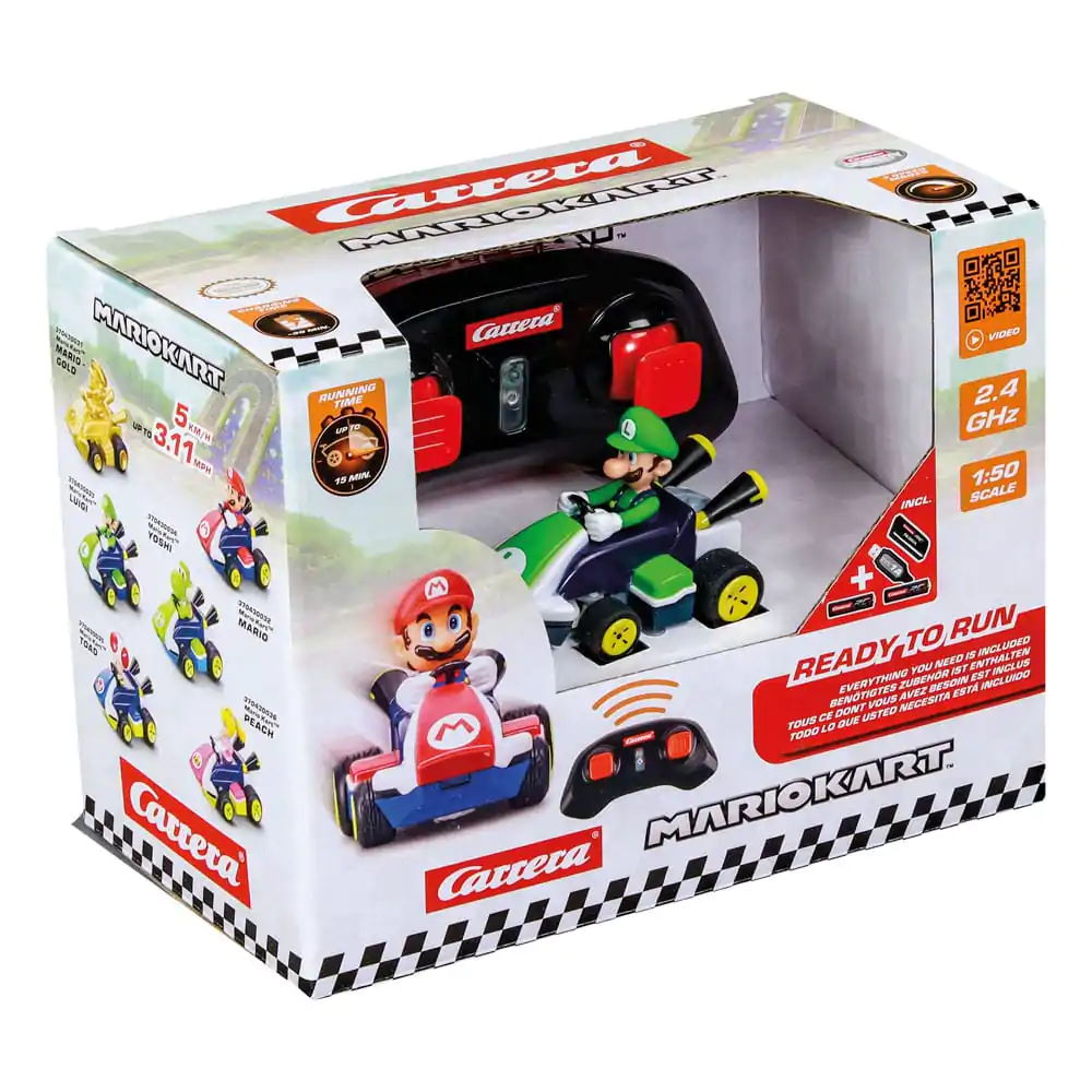 Super Mario Kart RC dálkově ovládané auto 1/50 2.4GHz Mini Luigi fotografii produktu